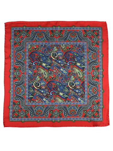 POCHETTE 33X33 100%SETA ORLO A MANO