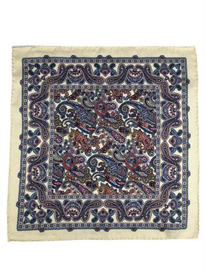 POCHETTE 33X33 100%SETA ORLO A MANO