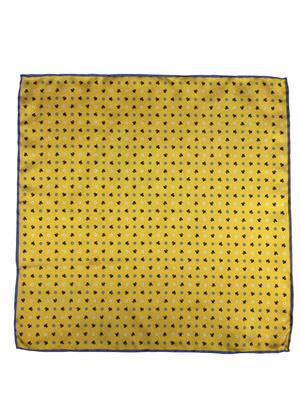 POCHETTE 33X33 100%SETA ORLO A MANO