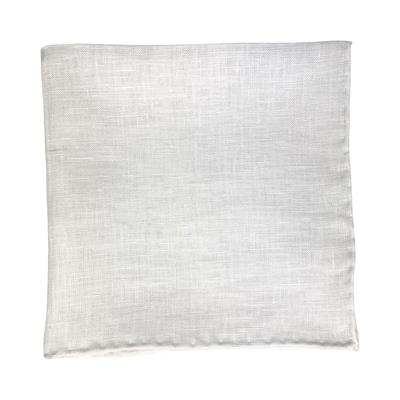 POCHETTE 33X33  100%LINO ORLO A MANO