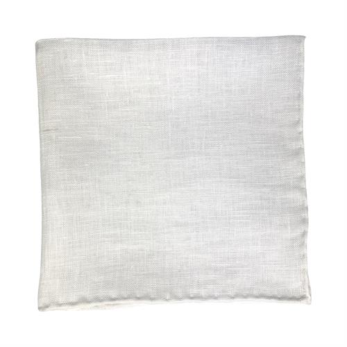 POCHETTE 33X33  100%LINO ORLO A MANO