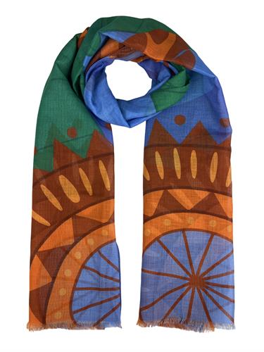 SCIARPA IBIZA 70%COTONE 30%LINO 70X195