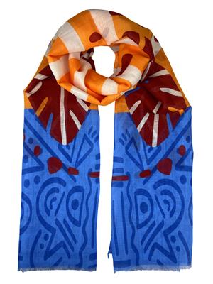 SCIARPA IBIZA 70%COTONE 30%LINO 70X195