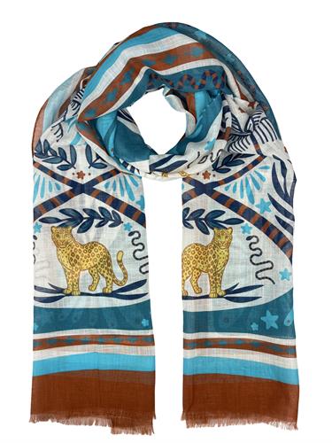 SCIARPA IBIZA 70%COTONE 30%LINO 70X195