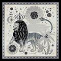 SQUARE-FOULARD 140X140 90%MODAL 10%CASHMERE