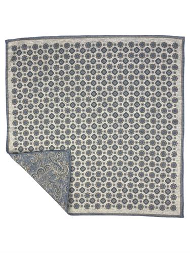 POCHETTE DOUBLE FACE 45X45 70%SETA 30%COTONE