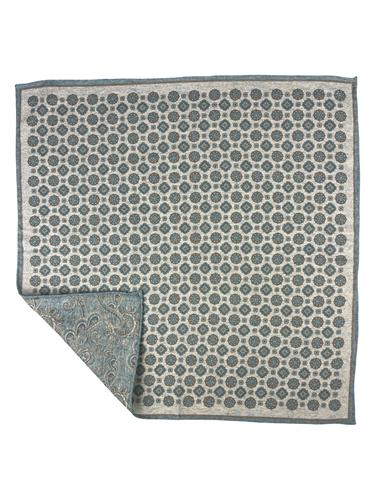 POCHETTE DOUBLE FACE 45X45 70%SETA 30%COTONE