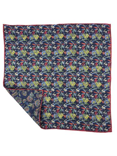 POCHETTE 45X45 100% SETA ORLO A MANO