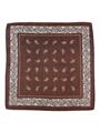 POCHETTE 33X33 100%LANA ORLO A MANO