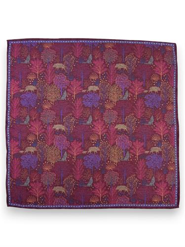 POCHETTE 33X33 100%SETA ORLO A MANO
