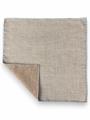 POCHETTE DOUBLE FACE 33X33 100%LANA ORLO A MANO