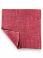 POCHETTE DOUBLE FACE 33X33 100%LANA ORLO A MANO