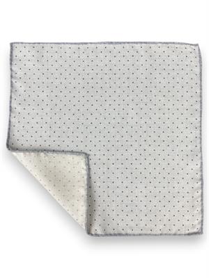 POCHETTE DOUBLE FACE 33X33 100%LANA ORLO A MANO