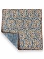 POCHETTE DOUBLE FACE 33X33 100%LANA ORLO A MANO