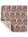 POCHETTE DOUBLE FACE 33X33 100%LANA ORLO A MANO