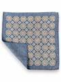 POCHETTE DOUBLE FACE 33X33 100%LANA ORLO A MANO