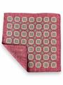 POCHETTE DOUBLE FACE 33X33 100%LANA ORLO A MANO