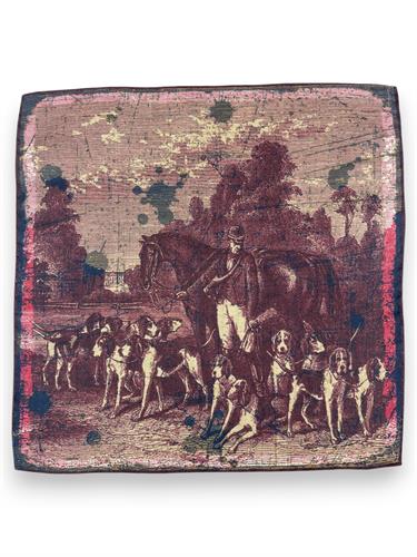 POCHETTE 33X33 100%LANA ORLO A MANO