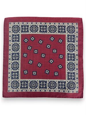 POCHETTE 33X33 100%LANA ORLO A MANO
