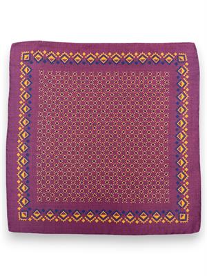 POCHETTE 33X33 100%LANA ORLO A MANO