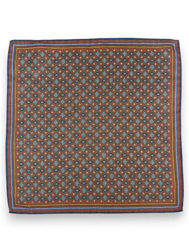 POCHETTE 33X33 100%LANA ORLO A MANO