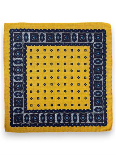 POCHETTE 33X33 100%LANA ORLO A MANO