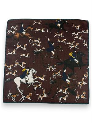 POCHETTE 33X33 100%LANA ORLO A MANO