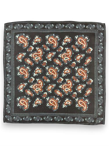 POCHETTE 33X33 100%LANA ORLO A MANO
