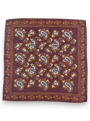 POCHETTE 33X33 100%LANA ORLO A MANO