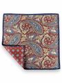 POCHETTE DOUBLE FACE 33X33 100%SETA ORLO A MANO