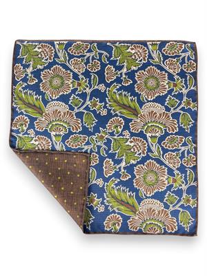 POCHETTE DOUBLE FACE 33X33 100%SETA ORLO A MANO