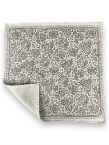 POCHETTE DOUBLE FACE 33X33 100%SETA ORLO A MANO