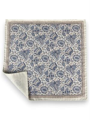 POCHETTE DOUBLE FACE 33X33 100%SETA ORLO A MANO