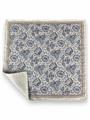 POCHETTE DOUBLE FACE 33X33 100%SETA ORLO A MANO