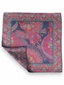 POCHETTE DOUBLE FACE 33X33 100%SETA ORLO A MANO