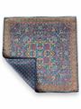 POCHETTE DOUBLE FACE 33X33 100%SETA ORLO A MANO