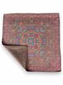 POCHETTE DOUBLE FACE 33X33 100%SETA ORLO A MANO