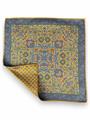 POCHETTE DOUBLE FACE 33X33 100%SETA ORLO A MANO
