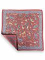 POCHETTE DOUBLE FACE 33X33 100%SETA ORLO A MANO