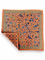 POCHETTE DOUBLE FACE 33X33 100%SETA ORLO A MANO