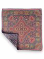 POCHETTE DOUBLE FACE 33X33 100%SETA ORLO A MANO