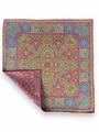 POCHETTE DOUBLE FACE 33X33 100%SETA ORLO A MANO