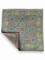 POCHETTE DOUBLE FACE 33X33 100%SETA ORLO A MANO
