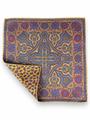 POCHETTE DOUBLE FACE 33X33 100%SETA ORLO A MANO