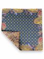 POCHETTE DOUBLE FACE 33X33 100%SETA ORLO A MANO