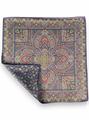POCHETTE DOUBLE FACE 33X33 100%SETA ORLO A MANO