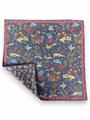 POCHETTE DOUBLE FACE 33X33 100%SETA ORLO A MANO