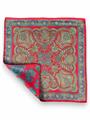 POCHETTE DOUBLE FACE 33X33 100%SETA ORLO A MANO