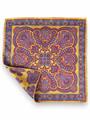 POCHETTE DOUBLE FACE 33X33 100%SETA ORLO A MANO