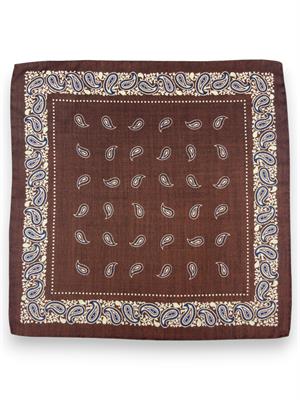 POCHETTE 33X33 100%LANA ORLO A MANO